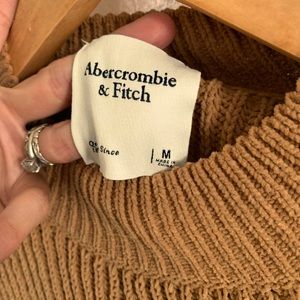 Camel chenille sweater